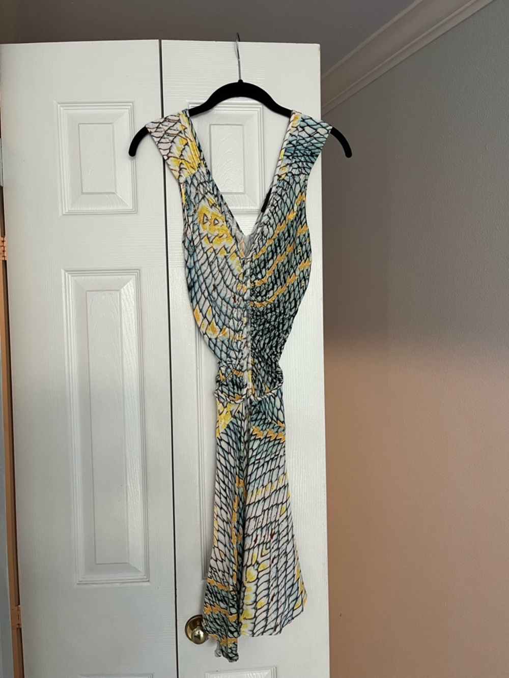 Cavalli 2000s Snake Print Dress